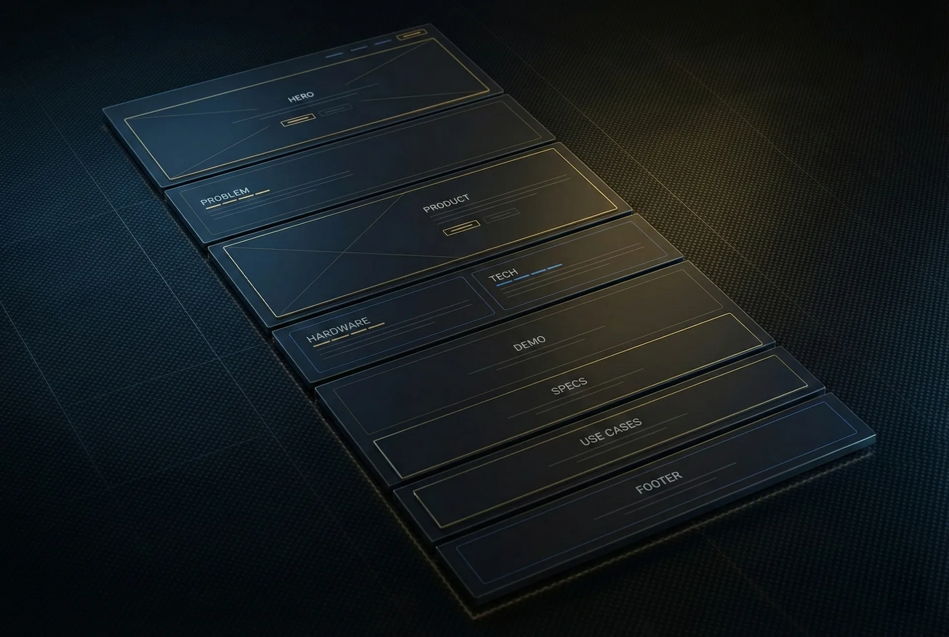 Demo网页结构（示意）